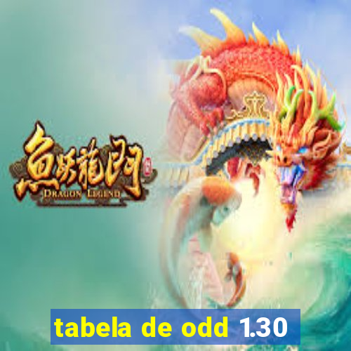 tabela de odd 1.30